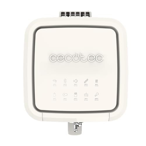 Freidora de Aire Cecotec Cecofry Antique 5000 - 5L, Digital, PerfectCook, Blanco Retro