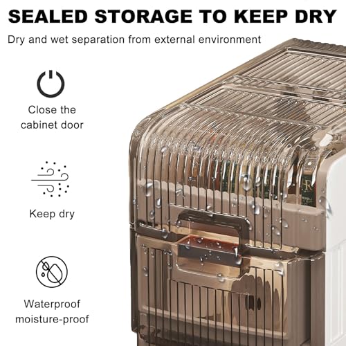 Failjierue Mueble de baño Delgado con Ruedas y cajones. Organizador de Papel higiénico Estrecho para baño, Dormitorio, Cocina y Sala de Estar. Unidad de Almacenamiento Que Ahorra Espacio(2td Floor)