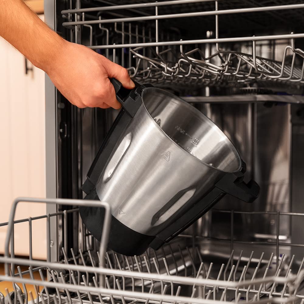 Facelle Batidora Amasadora Profesional 8.5L 2000W | Robot de Cocina Silencioso con 6 Velocidades y Pulso | Bol de Acero Inoxidable | Ideal para Pan y Repostería