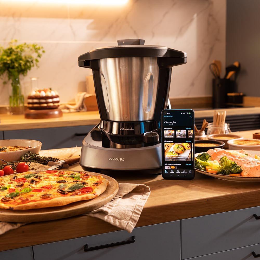 Facelle Batidora Amasadora Profesional 8.5L 2000W | Robot de Cocina Silencioso con 6 Velocidades y Pulso | Bol de Acero Inoxidable | Ideal para Pan y Repostería