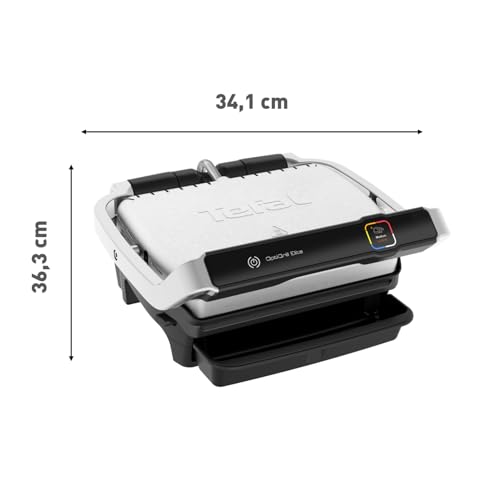 Parrilla Eléctrica Tefal Optigrill Elite – Sensor Inteligente, 6 Programas Automáticos, Placas Antiadherentes