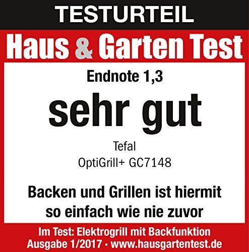 Tefal Grill OptiGrill+ black Schwarz