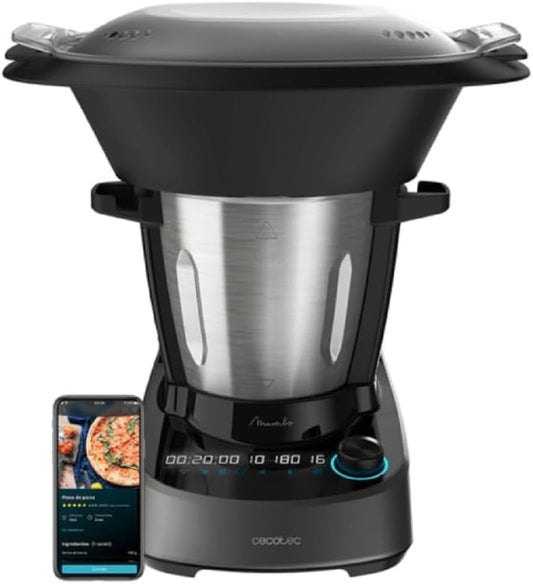 Facelle Batidora Amasadora Profesional 8.5L 2000W | Robot de Cocina Silencioso con 6 Velocidades y Pulso | Bol de Acero Inoxidable | Ideal para Pan y Repostería