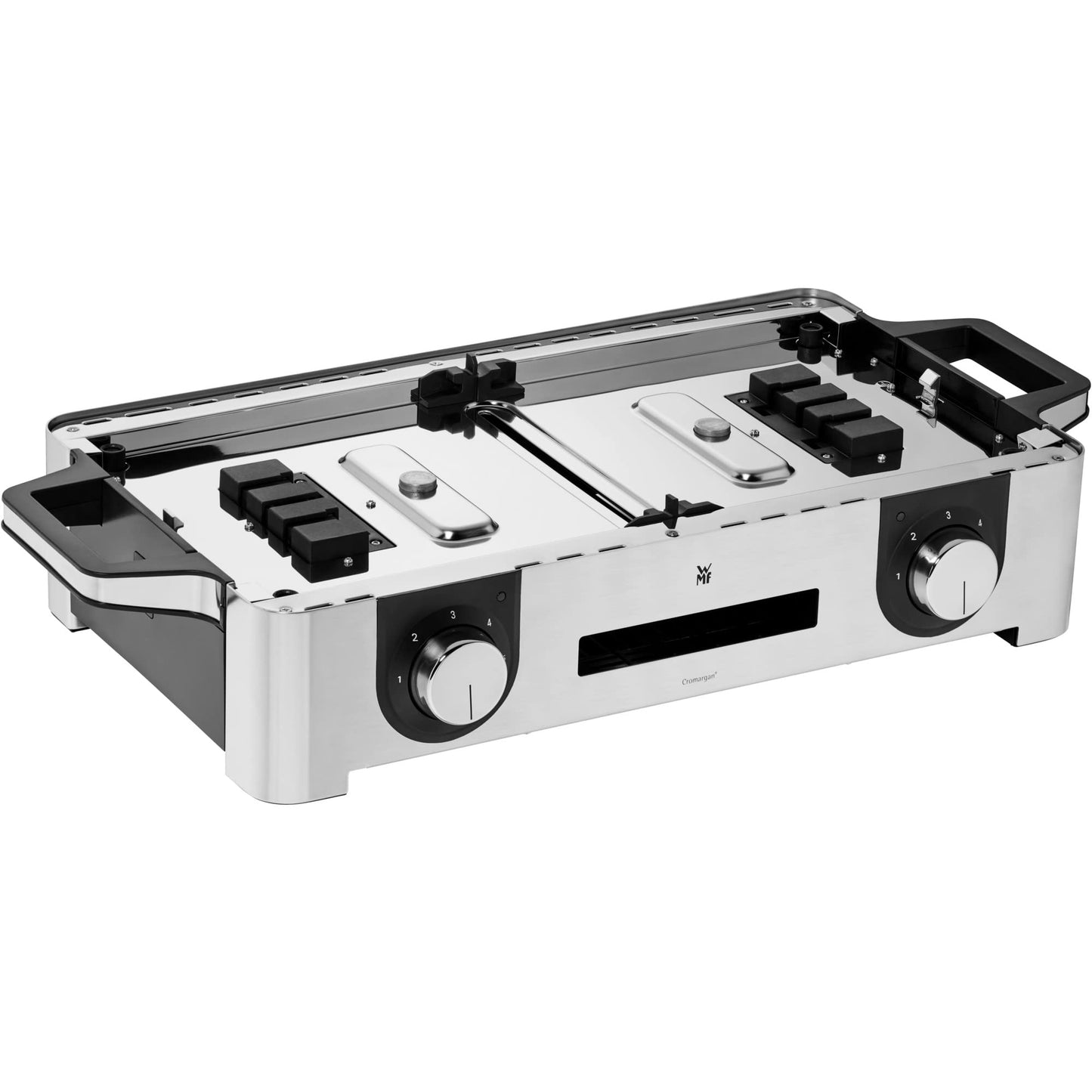Parrilla Eléctrica WMF Lono Mastergrill - 2400W, Cromargan®, Doble Placa Antiadherente