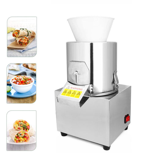 Picadora Eléctrica Profesional, Cortadora de Verduras y Picadora de Carne, Procesador de Alimentos en Acero Inoxidable, 400W, 220V, Capacidad 40-60 kg/h, Ideal para Restaurantes y Cocina Doméstica