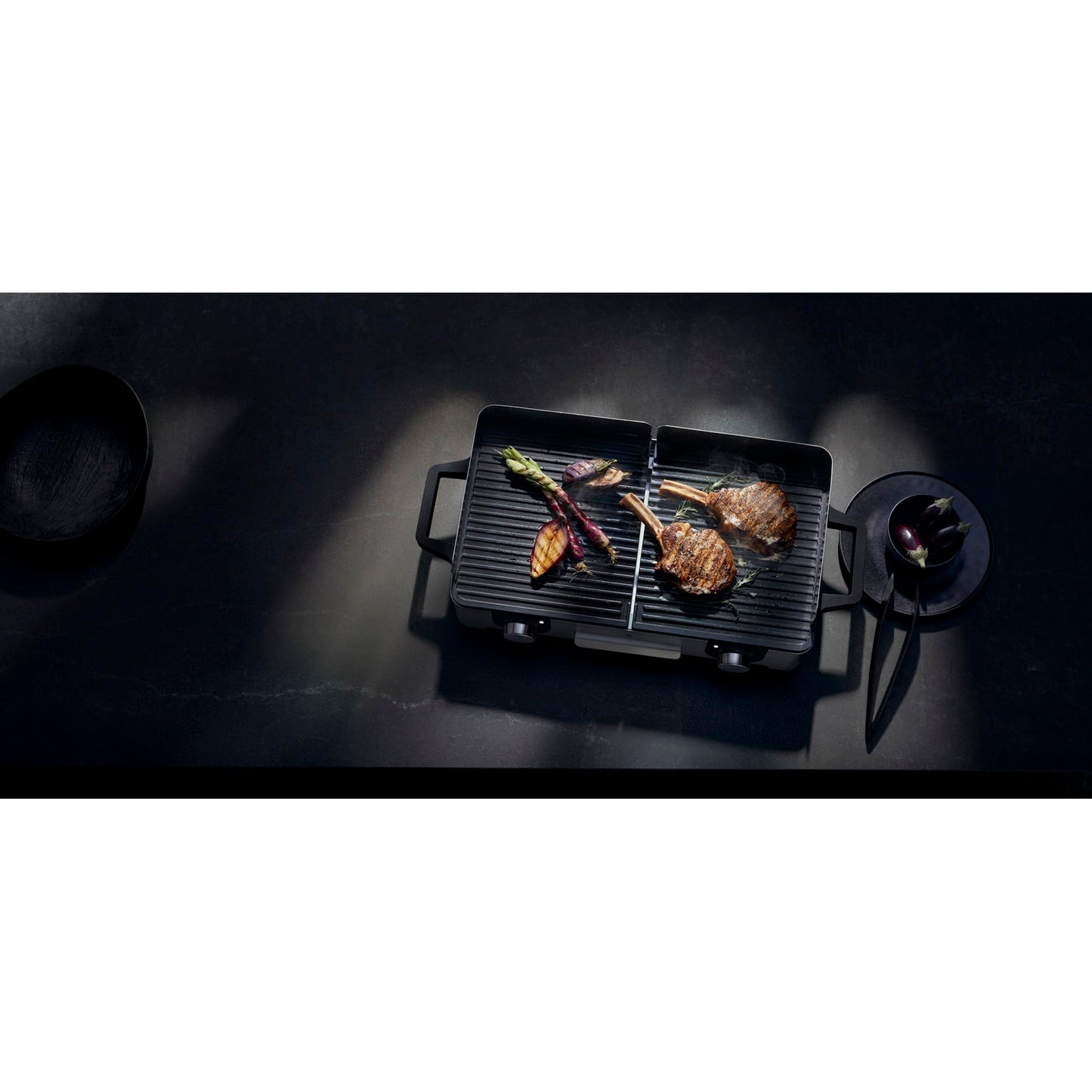 Parrilla Eléctrica WMF Lono Mastergrill - 2400W, Cromargan®, Doble Placa Antiadherente