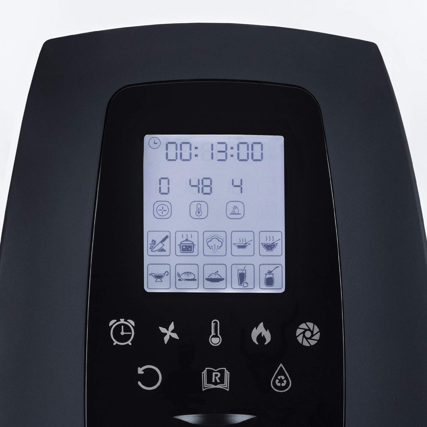 H.Koenig HK8 Robot de cocina inteligente multifunción, profesional 2L, 1000W, 30+ Funciones de Cocción, Velocidad Turbo 10, Temperatura de 37 a 120°C, Hasta 4 preparaciones al mismo tiempo