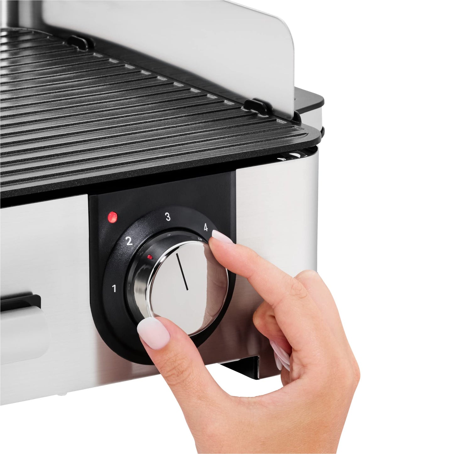 Parrilla Eléctrica WMF Lono Mastergrill - 2400W, Cromargan®, Doble Placa Antiadherente
