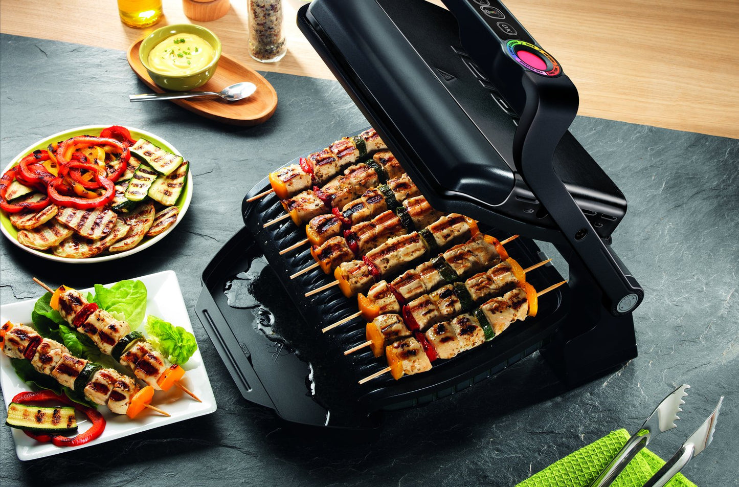 Tefal Grill OptiGrill+ black Schwarz
