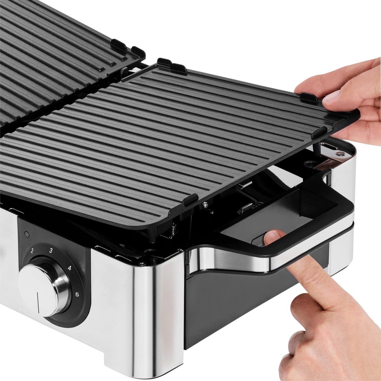 Parrilla Eléctrica WMF Lono Mastergrill - 2400W, Cromargan®, Doble Placa Antiadherente